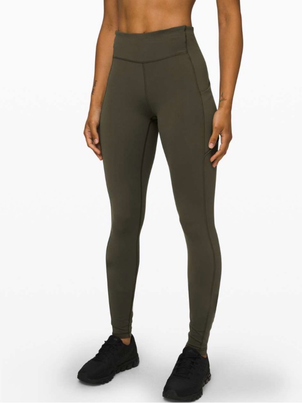 Lululemon Speed Up Tight 31" in Dark Olive